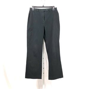 Vintage Casual Corner stretch black slacks straight leg 8 742